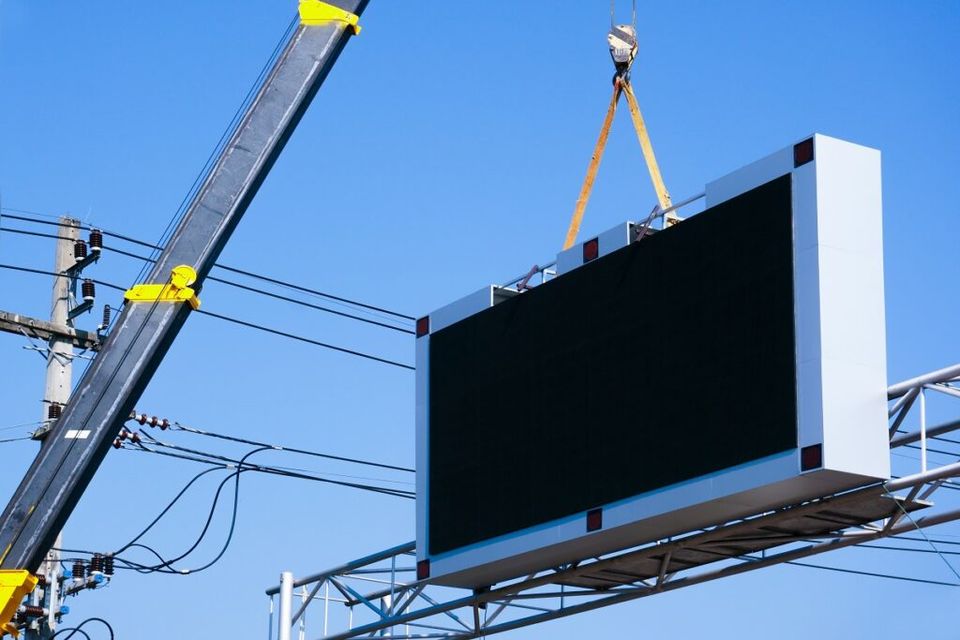 تركيب شاشة LED خارجية